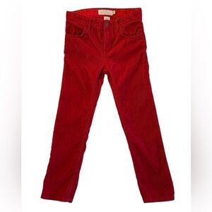 H&M Girls Red Corduroy Pants size 7-8yrs